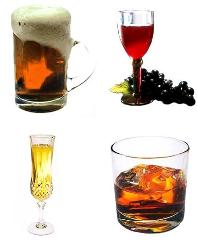 drinks - variety of drinks