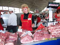 Meat Market in Minsk - Taken in Belarus in July 06 Meat Market in Minsk - Taken in Belarus in July 06