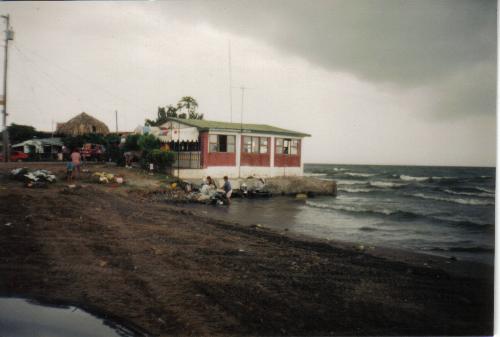 Doing the Laundry - These ladies are washing clothes in the edge of the lake at Rivas, Nicaragua.