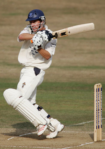 Murray Goodwin - Former Zimbabwean and Current Sussex player, Murray Goodwin, playing a pull shot in a county game