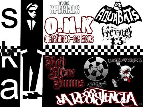 some ska bands - i made this for my school folder a collage of some of my favorite bands