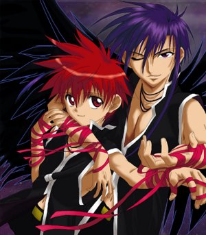 Daisuke and Dark  - Daisuke and Dark from the anime DN Angel