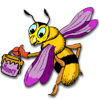 Honey and Bees - Honey is a sweet, thick sugary solution made by bees. The composition of honey consists of varying proportions of fructose, glucose, water, oil and special enzymes produced by bees.