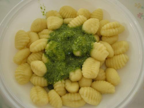 Gnocchi - Gnocchi!! Pretty close to what americans call dumplings. Most ppl from Uruguay have italian backgrounds so we eat the same foods.