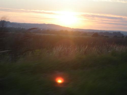 Sunset Over Hills - Seven Sisters Country Park sunset.