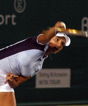 sania mirza - sania stretching