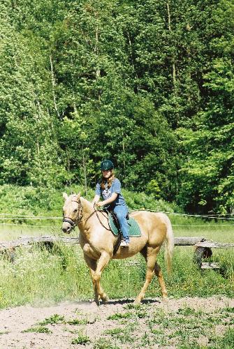 my daughter - my daughter on a horse