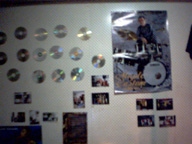 stick cds on your wall - cds