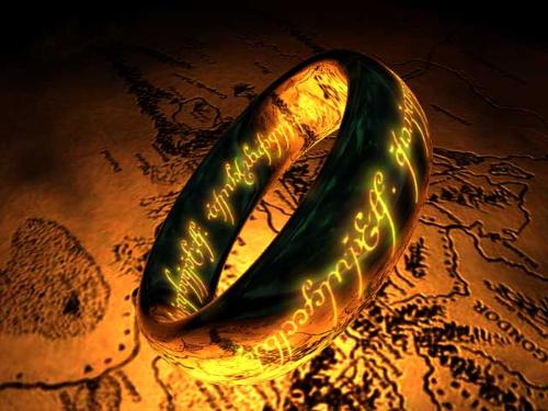 The One Ring - One Ring to rule them all... One Ring to find them... One ring to seek them all... And in the darkness bind them!