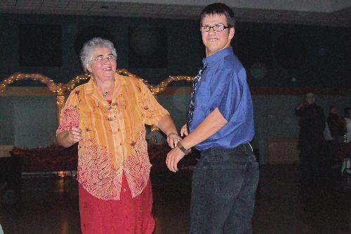 Mom - my mom and my young son