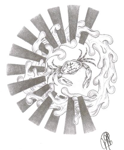 water cancer life - my creation, 2006