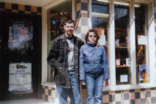 Easter Parade - This was taken years ago at an Easter Parade. It is me and my boyfriend.