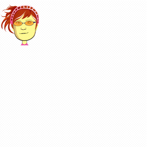 cartoon girl - A lovely catoon girl. You will like it the moment you see her!