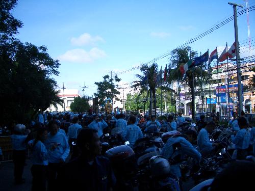 A huge event in thailand for charity - A 3 national charity ride that attracts thousands of riders to gather for charity