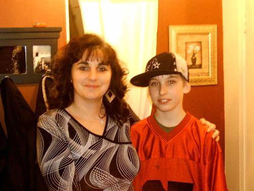 My Son and I - This was taken about a year ago in our apartment. This is my son and I.