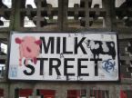 Picture of a sign on the wall of an ice cream shop - We took this a couple of years ago on vacation. I can't remember where we were, but it was hanging on the wall of an ice cream shop we stopped into one day. My sister in law loves cows and so I thought she would get a kick out of the sign.