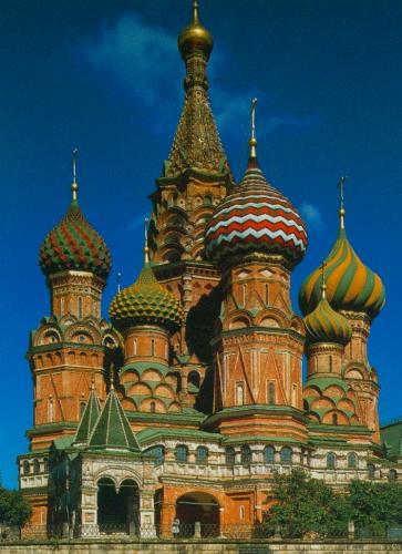 St. Basil's Cathedral, Red Square - A view of St. Basil's Cathedral in Red Square, Moscow.