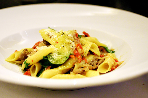 penne pasta - penne pasta with creamy sauce