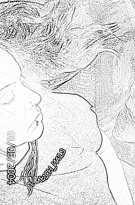 Pencil Portrait Of Myself - Just playing around with PSP again.
