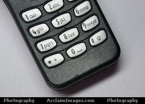 Cellphone Keypads - Cellphone keypads are arranged with the lowest numbers at the top.