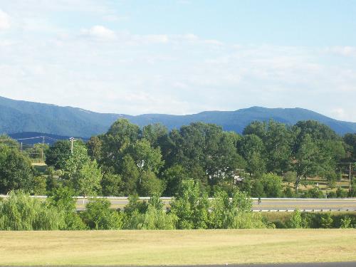 Mountain by Luray Caverns - This is a photo of the mountains by Luray Caverns in Virginia.
