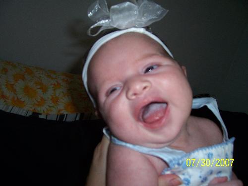 My baby girl Maci - My baby girl Maci when she was smiling! She is so cute