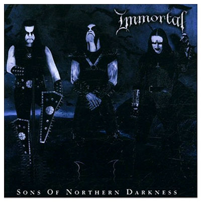 Immortal-Band - The cover of Sons of Northern Darkness Album
