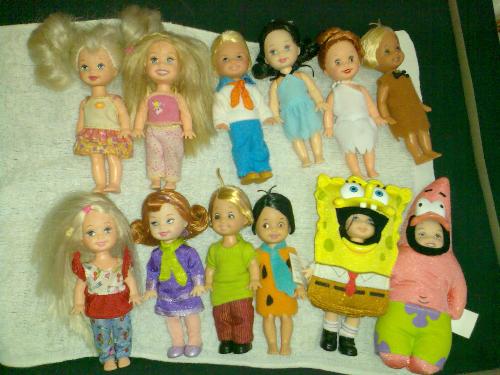 Kelly - Me and my daughter's Kelly Collection from Barbie. :)