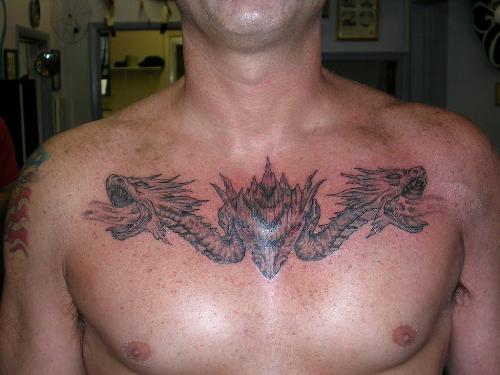 tat - chest tattoo