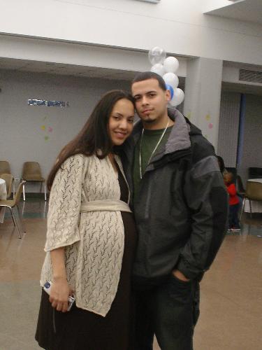 Family - Hubby and myself at our baby shower, how I miss my belly