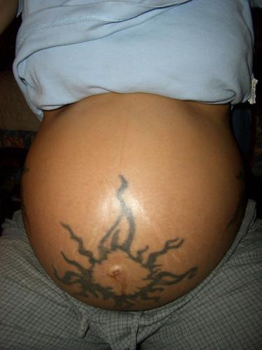 The Belly - This is my at 8 months along, I truly miss it.