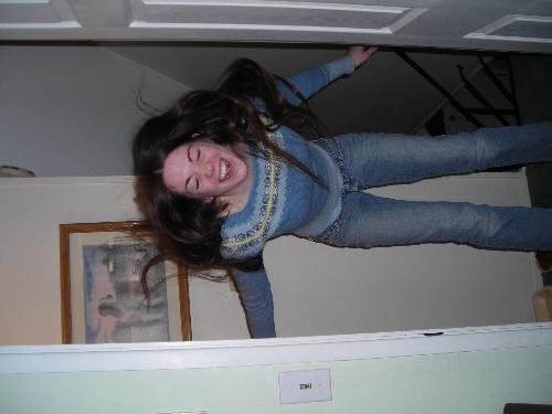me laughing - laughing at my own stupidity