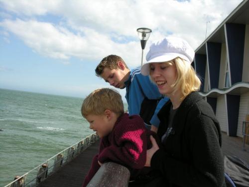 Me Aden & Harry B - On Bournemouth pier