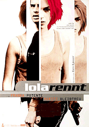 Run Lola Run cover - overseas movie poster
