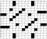 crossword puzzle - don't ya just love crossword puzzles?