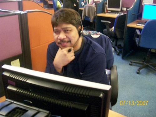 my name is jordan, how can i help you? - in my station at work as csr