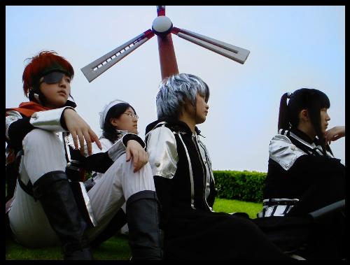 my friend's cosplay photo - my friends in favor of cosplay ,they often make up like a character in cartoon! what hobby do you have ?can you communicate with me ?