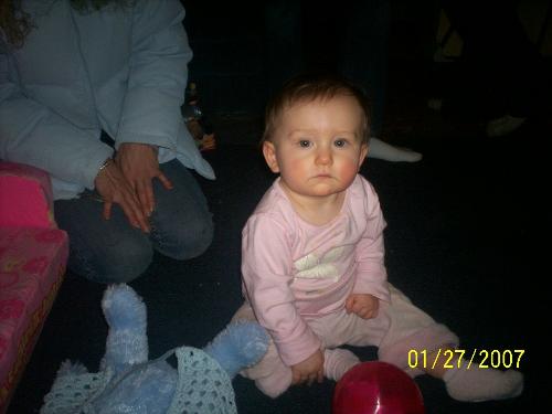 My grand daughter - Beverly at her first birthday party