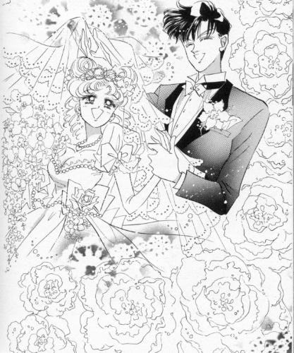 The Marriage for Usagi and Mamoru - Finally,they become together,happy ending!