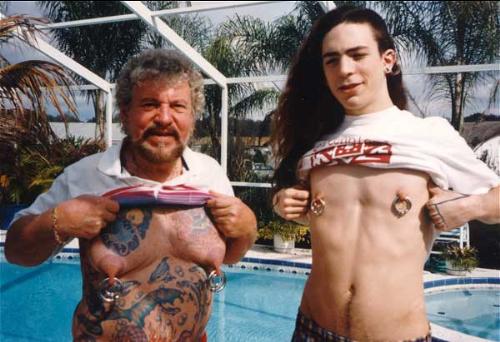 Why do men have nipples? - Men showing off their pairs of breats/nipples!