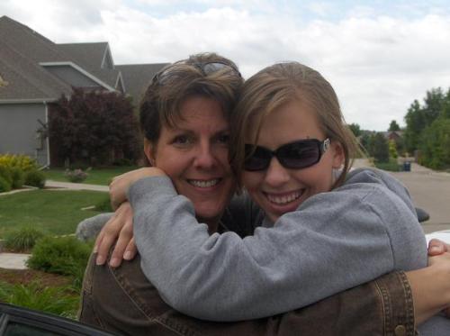 My mom :-) - My mom and i when i left colorado