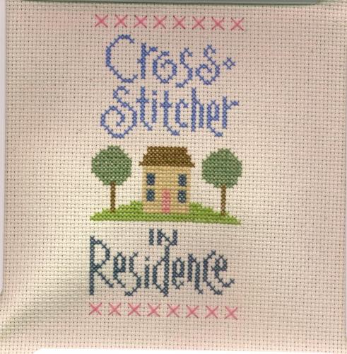 Cross stitcher in residence - graph