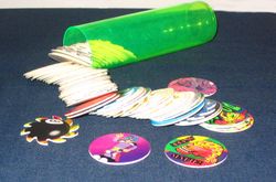 A collection of Pogs - How I miss them.