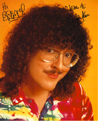 weird al - weird al yankovic, comedic singer