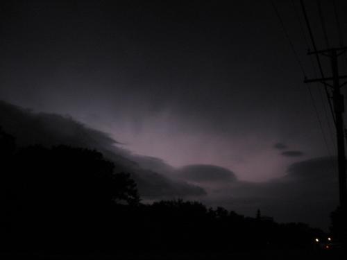 Clouds - Kind of eerie looking clouds just before the storm got really bad here in Minnesota USA 8-11-07.
