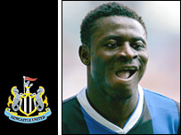 Obafemi Martins - Newcastle's lead striker Obafemi Martins