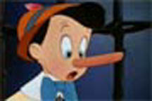 Pinocchio - What happens when you tell a lie.