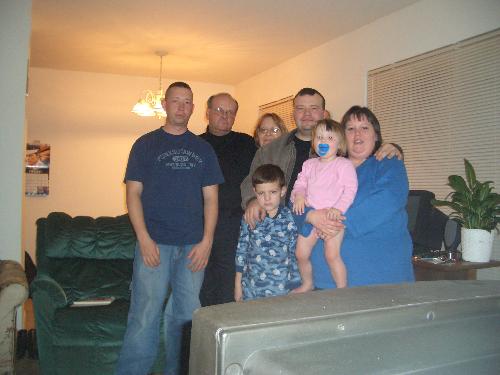 My family - My parents, my brother and sister-in-law, my niece and favorite nephew in the whole world and of course.....me.