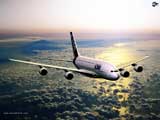 Plane - Plane flying over sea