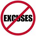 No more excuses - excuses